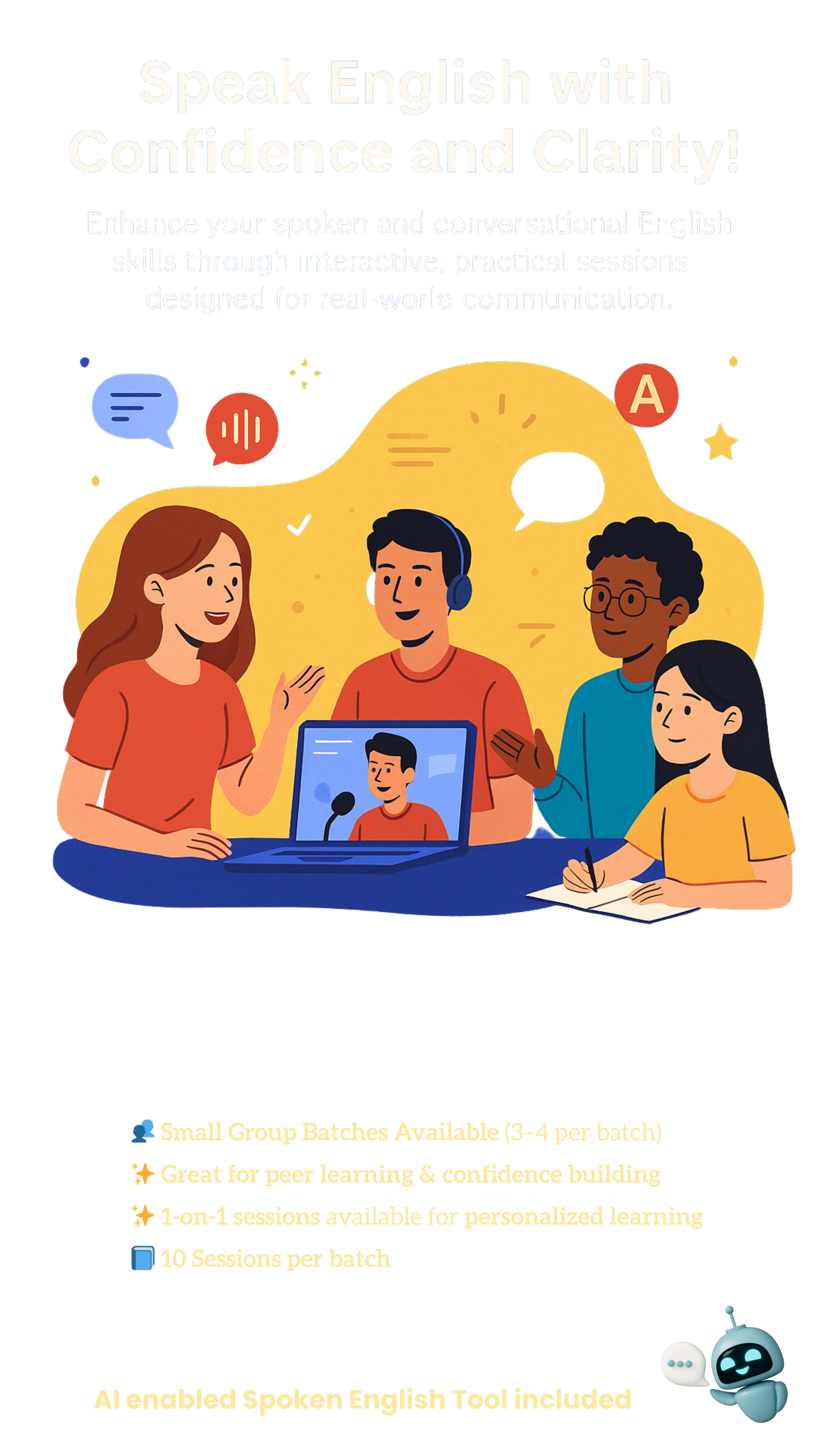 Spoken English Adults - Instructor LED Mobile