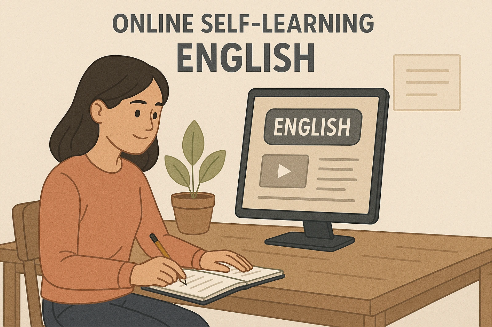 Online Self  Learning English