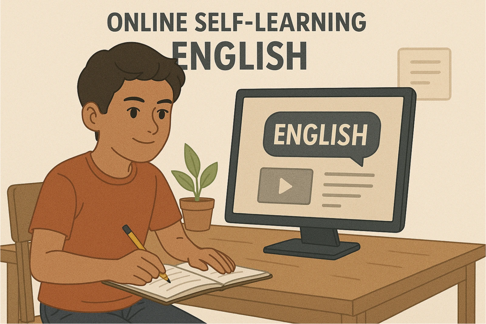 Online Self  Learning English